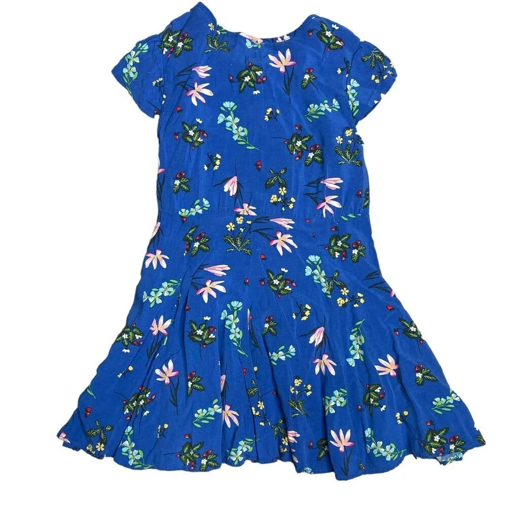 Gap kids Floral Dress Size 6 Blue